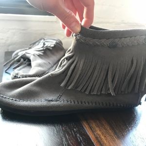 Minnetonka Fringe Boots